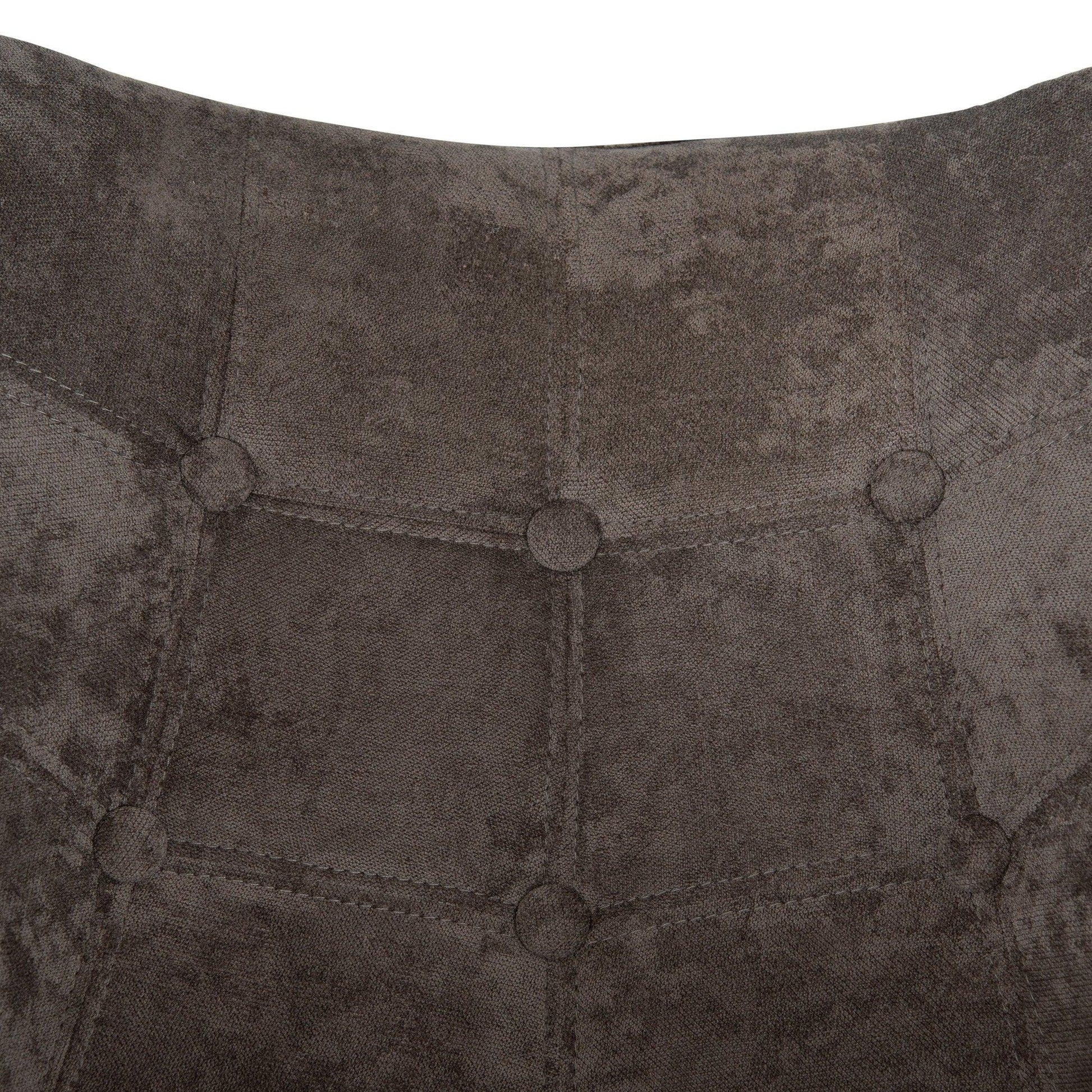 Willow Modern Petite Twill Upholstered Fabric/Velvet with Eiffel Base Rocking Chair - Elax Furniture