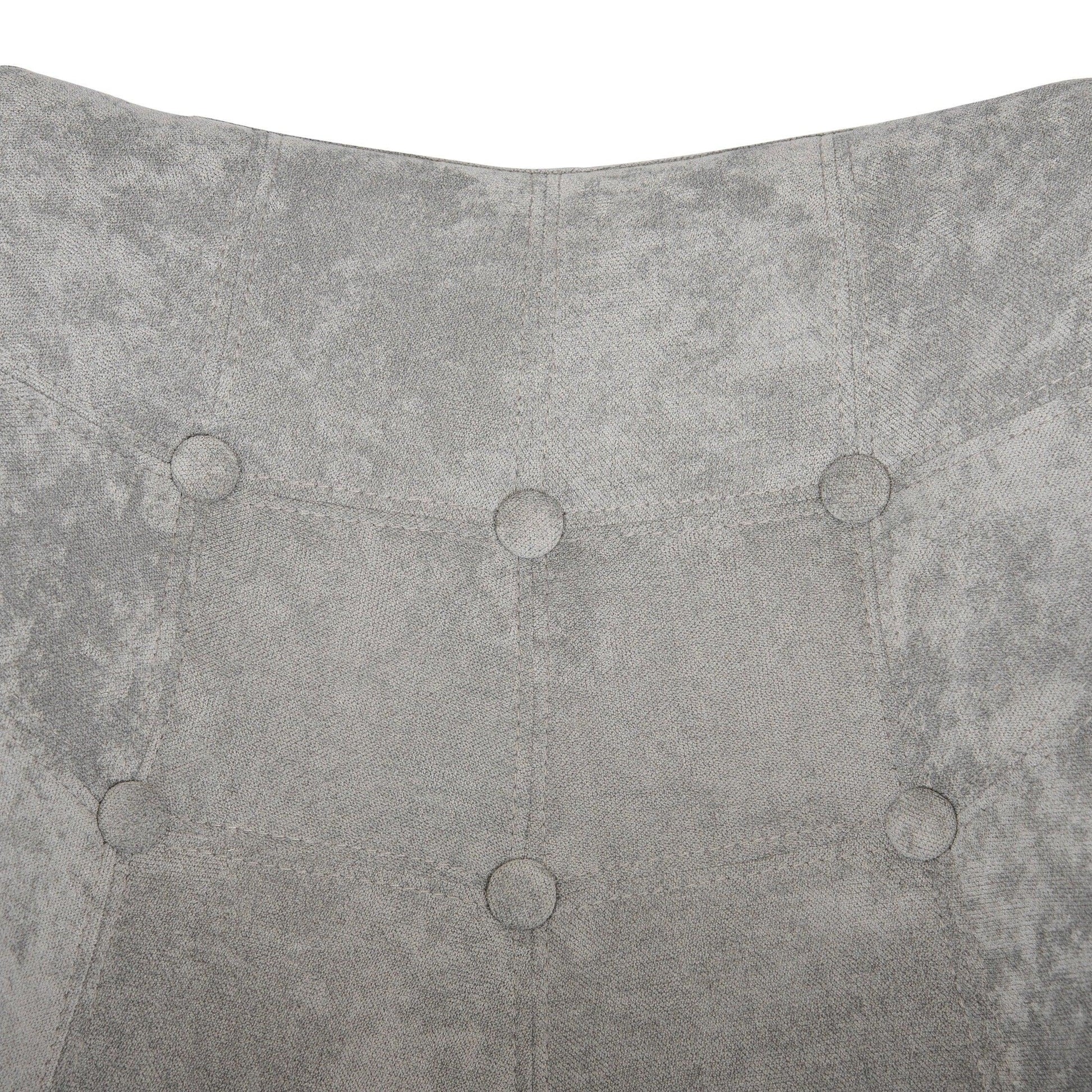 Willow Modern Petite Twill Upholstered Fabric/Velvet with Eiffel Base Rocking Chair - Elax Furniture