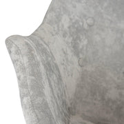 Willow Modern Petite Twill Upholstered Fabric/Velvet with Eiffel Base Rocking Chair - Elax Furniture