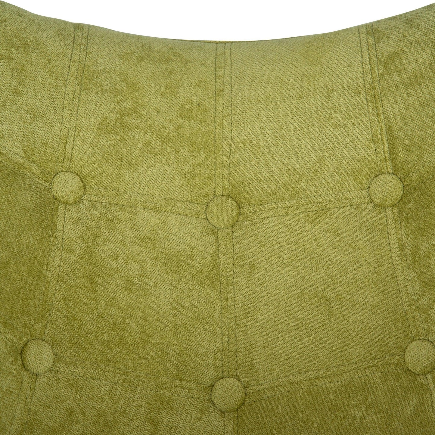 Willow Modern Petite Twill Upholstered Fabric/Velvet with Eiffel Base Rocking Chair - Elax Furniture