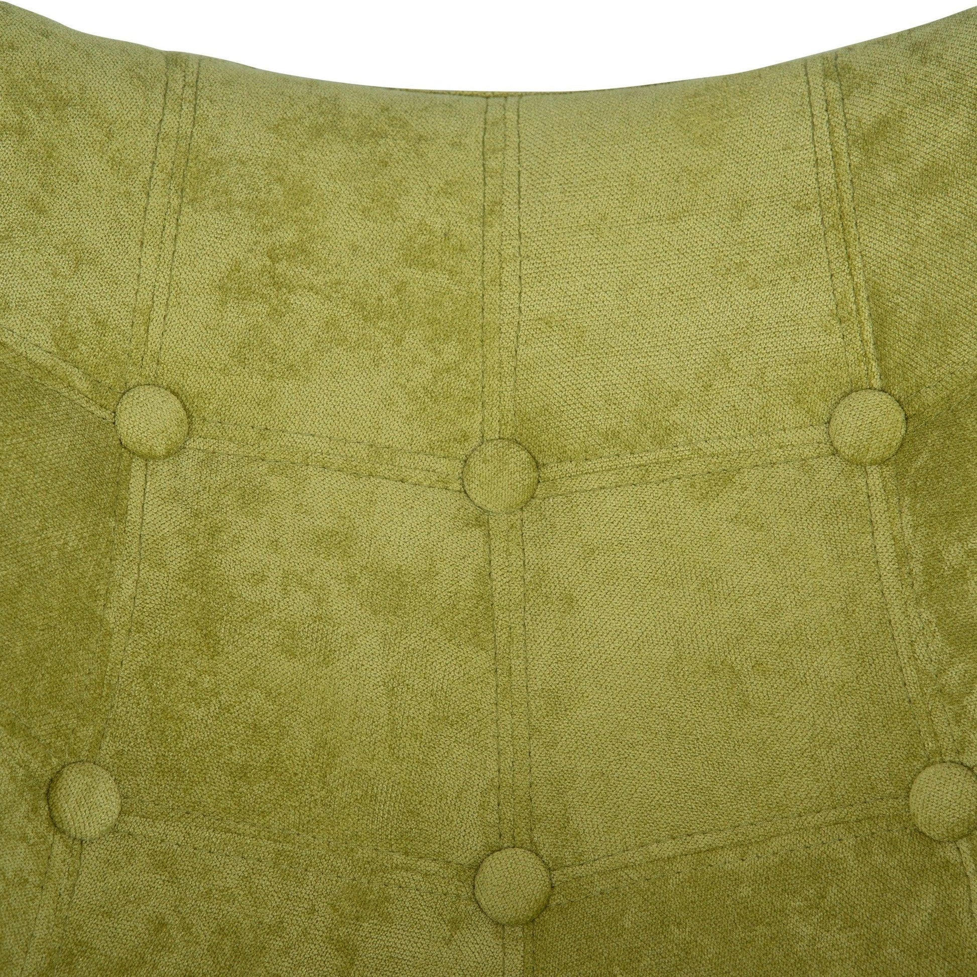 Willow Modern Petite Twill Upholstered Fabric/Velvet with Eiffel Base Rocking Chair - Elax Furniture