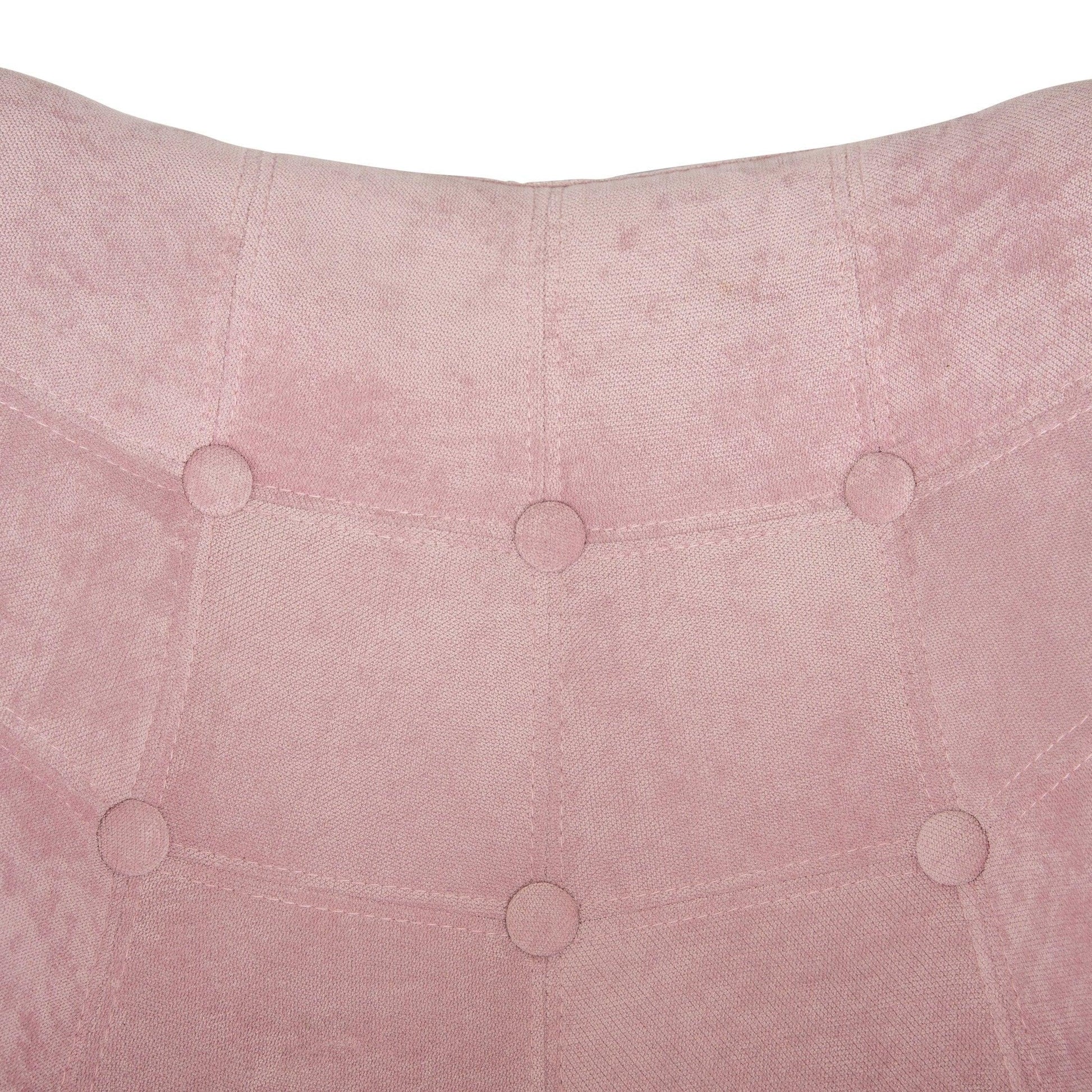 Willow Modern Petite Twill Upholstered Fabric/Velvet with Eiffel Base Rocking Chair - Elax Furniture