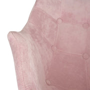 Willow Modern Petite Twill Upholstered Fabric/Velvet with Eiffel Base Rocking Chair - Elax Furniture