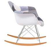 Willow Modern Fabric Eiffel Base Accent Side Chair - Elax Furniture