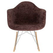 Willow Modern Fabric Eiffel Base Accent Side Chair - Elax Furniture