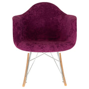 Willow Modern Fabric Eiffel Base Accent Side Chair - Elax Furniture