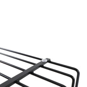 Walden Rectangular Coffee Table with Ash Wood Tabletop in Black Steel Frame - Elax Furniture