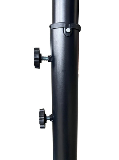 Willry Modern Outdoor 10 Ft Offset Cantilever Hanging Patio Umbrella With Solar Powered LED - Elax Furniture