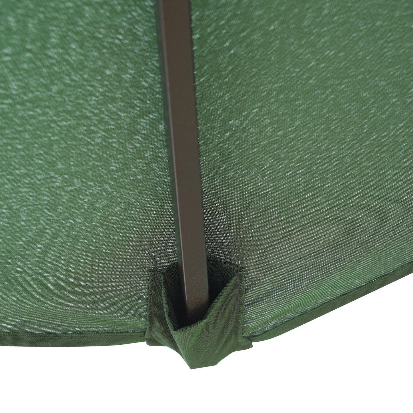 Willry Modern Outdoor 10 Ft Offset Cantilever Hanging Patio Umbrella With Solar Powered LED - Elax Furniture