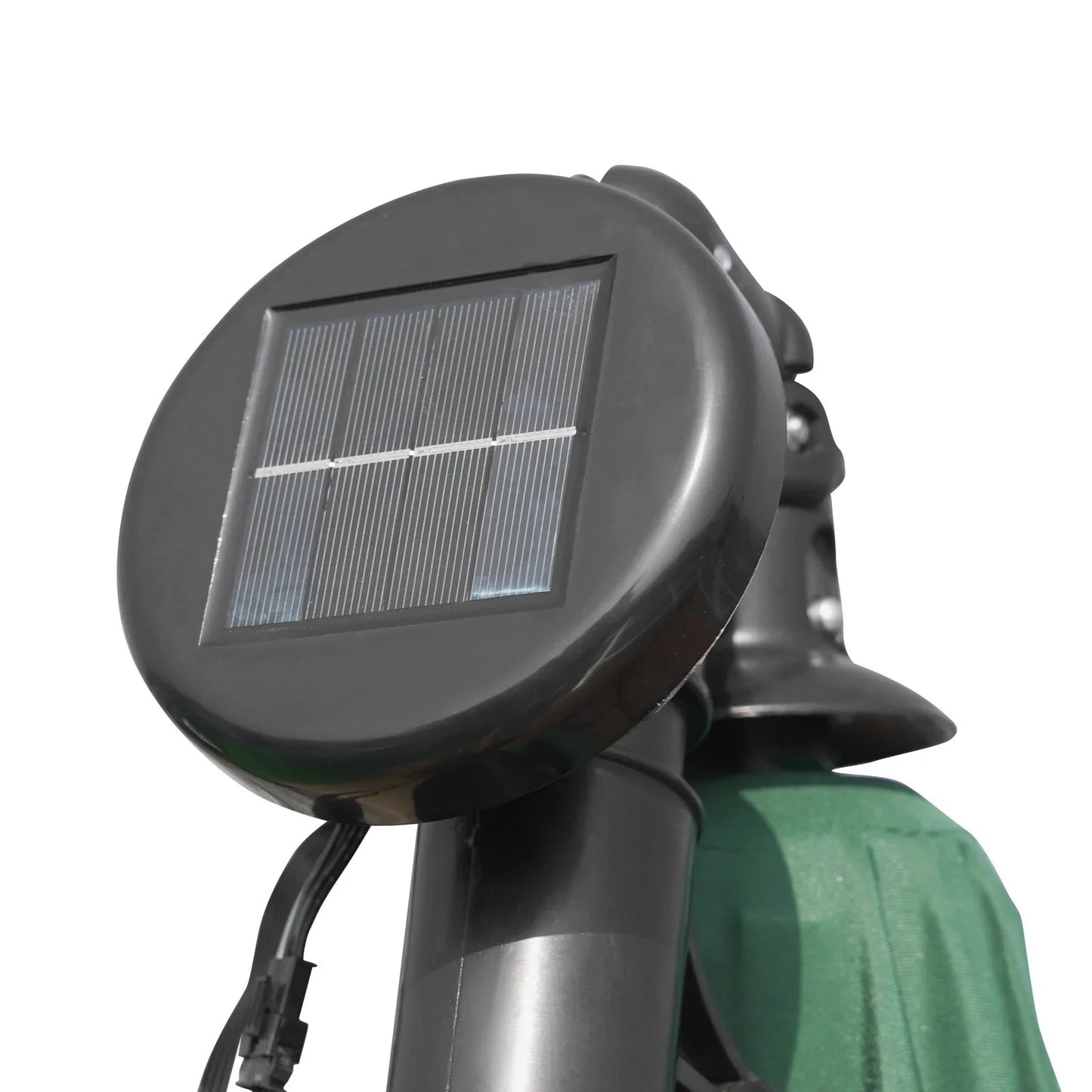 Willry Modern Outdoor 10 Ft Offset Cantilever Hanging Patio Umbrella With Solar Powered LED - Elax Furniture