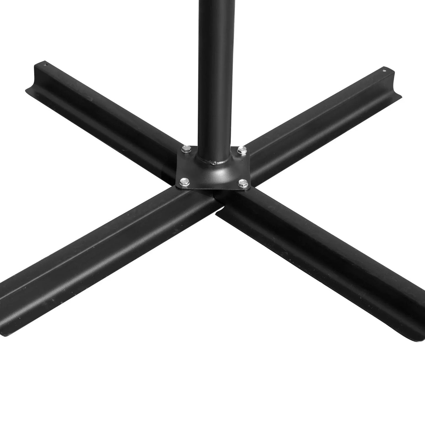 Willry Modern Outdoor 10 Ft Offset Cantilever Hanging Patio Umbrella With Solar Powered LED - Elax Furniture