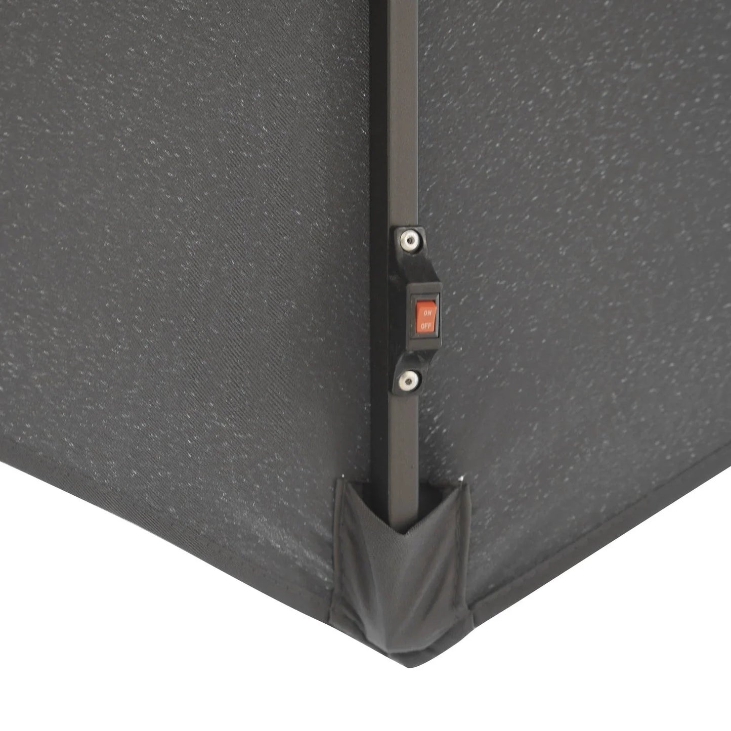 Willry Modern Outdoor 10 Ft Offset Cantilever Hanging Patio Umbrella With Solar Powered LED - Elax Furniture