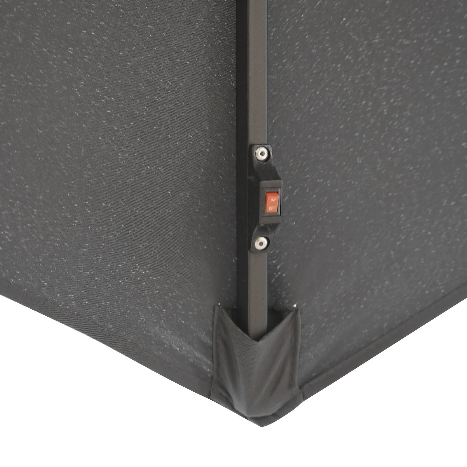 Willry Modern Outdoor 10 Ft Offset Cantilever Hanging Patio Umbrella With Solar Powered LED - Elax Furniture