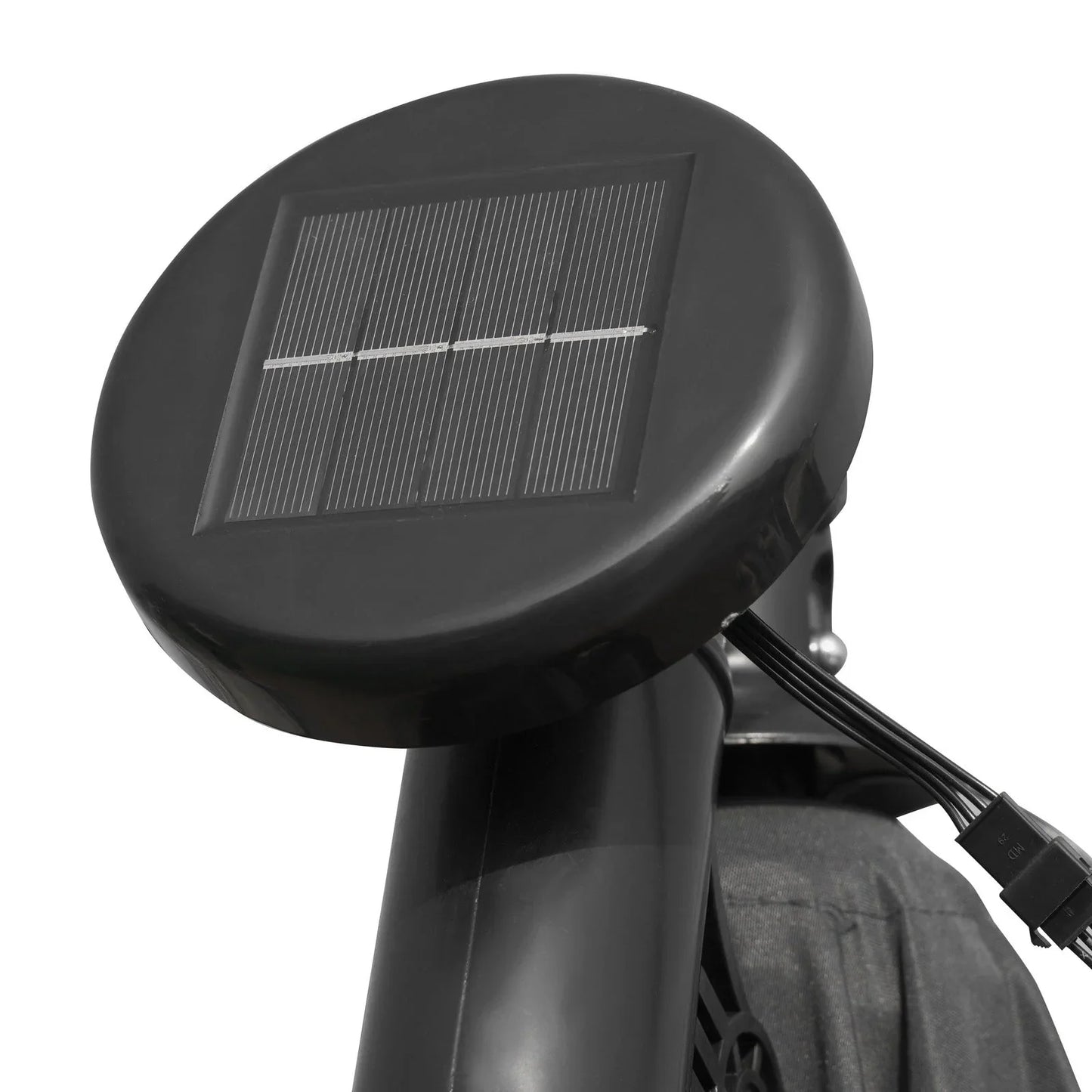 Willry Modern Outdoor 10 Ft Offset Cantilever Hanging Patio Umbrella With Solar Powered LED - Elax Furniture