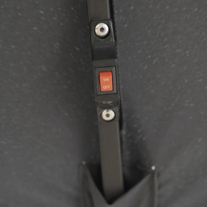 Willry Modern Outdoor 10 Ft Offset Cantilever Hanging Patio Umbrella With Solar Powered LED - Elax Furniture