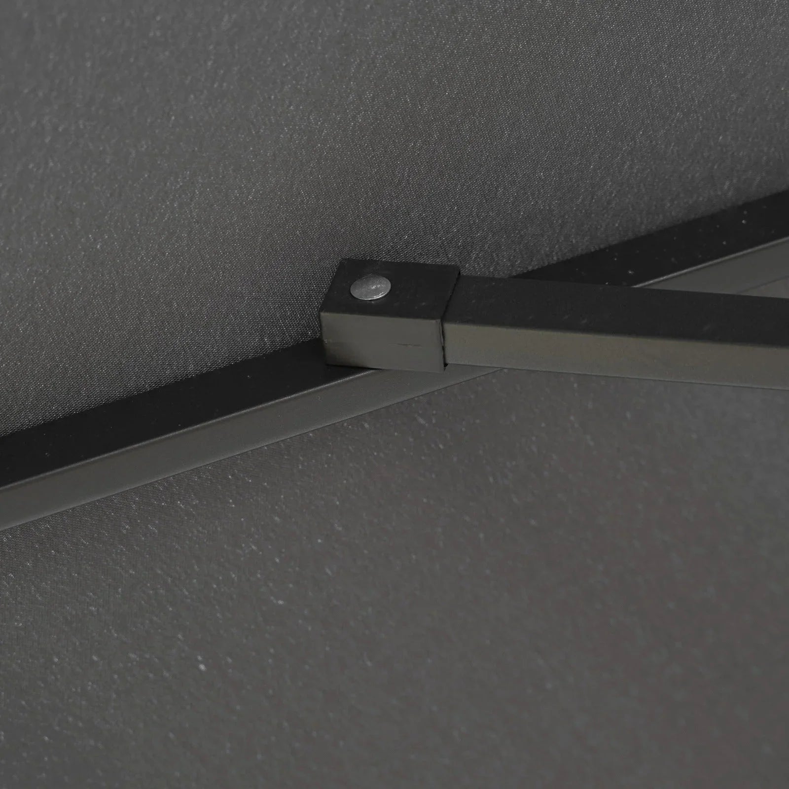 Willry Modern Outdoor 10 Ft Offset Cantilever Hanging Patio Umbrella With Solar Powered LED - Elax Furniture