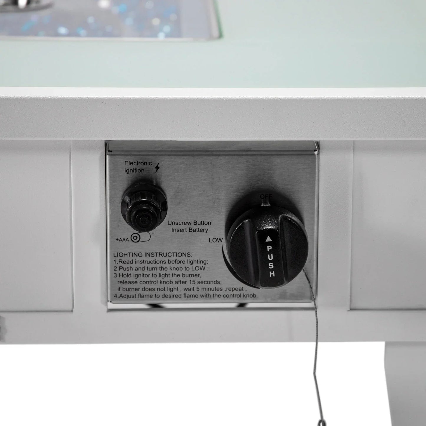 Walbrooke Modern Outdoor Square Fire Pit Table with Powder-Coated Aliuminum Frame - Elax Furniture