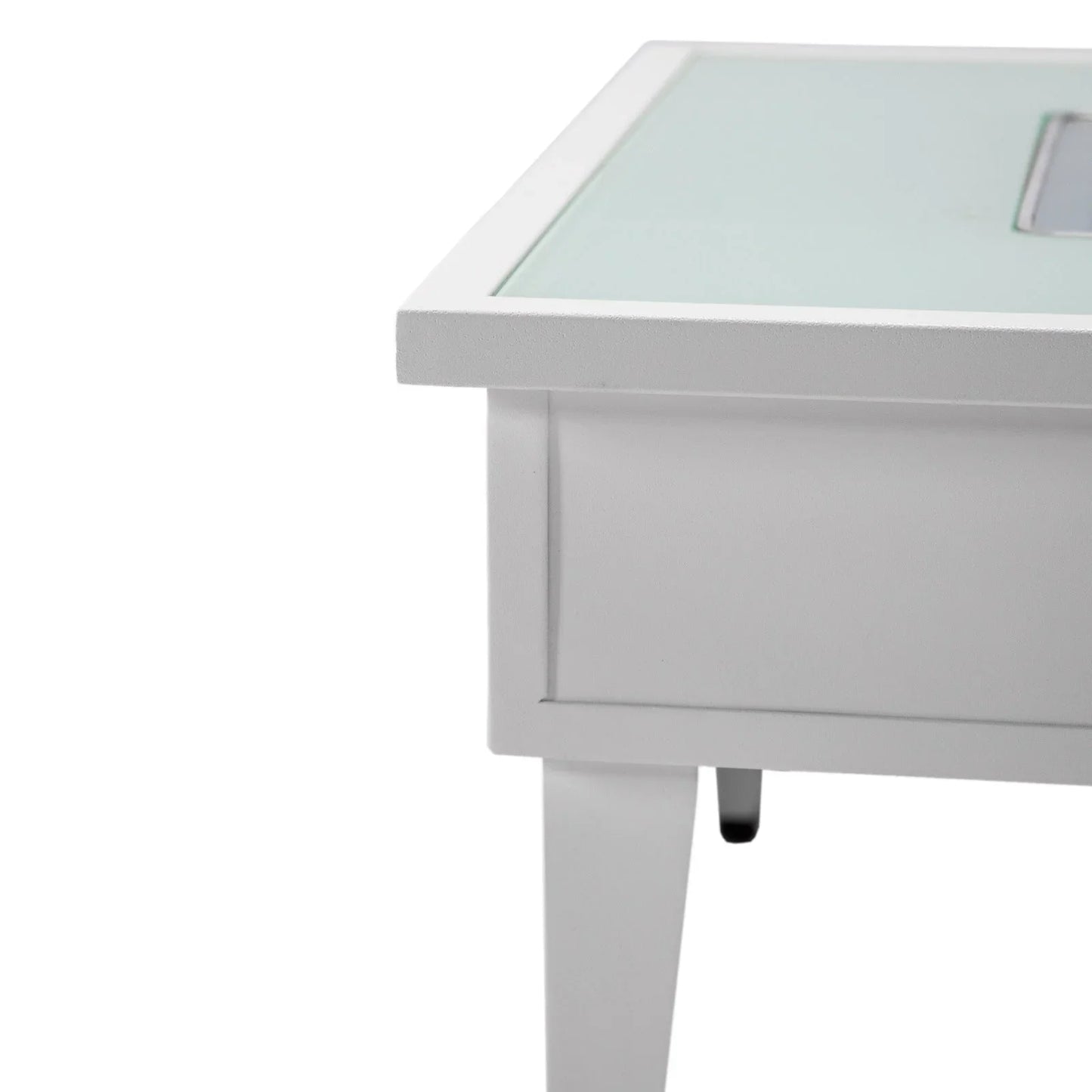 Walbrooke Modern Outdoor Square Fire Pit Table with Powder-Coated Aliuminum Frame - Elax Furniture