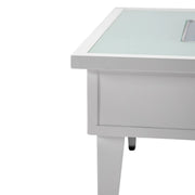 Walbrooke Modern Outdoor Square Fire Pit Table with Powder-Coated Aliuminum Frame - Elax Furniture