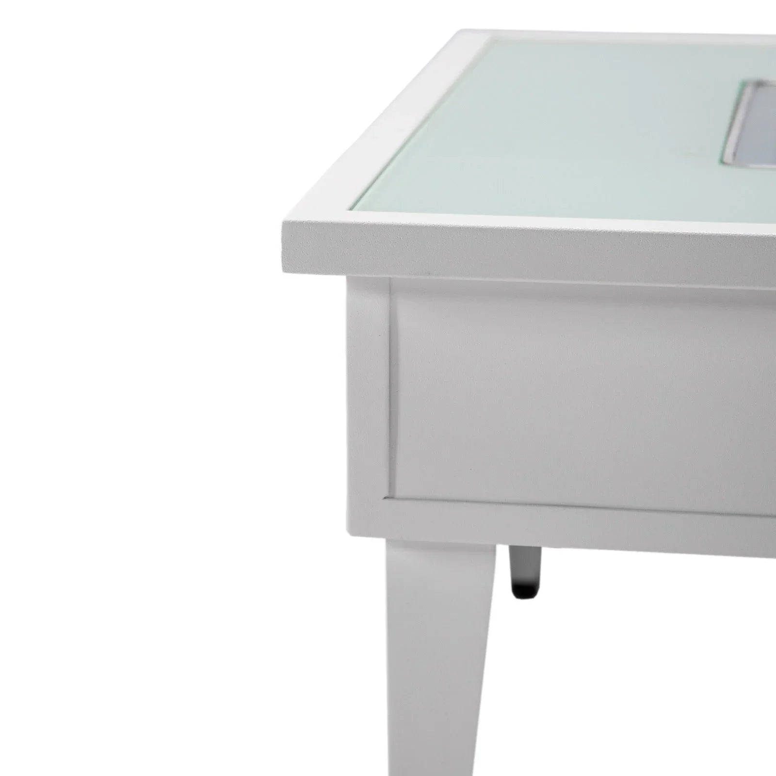 Walbrooke Modern Outdoor Square Fire Pit Table with Powder-Coated Aliuminum Frame - Elax Furniture