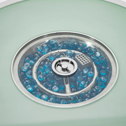 Walbrooke Outdoor Patio Round Fire Pit and Tank Holder - Elax Furniture