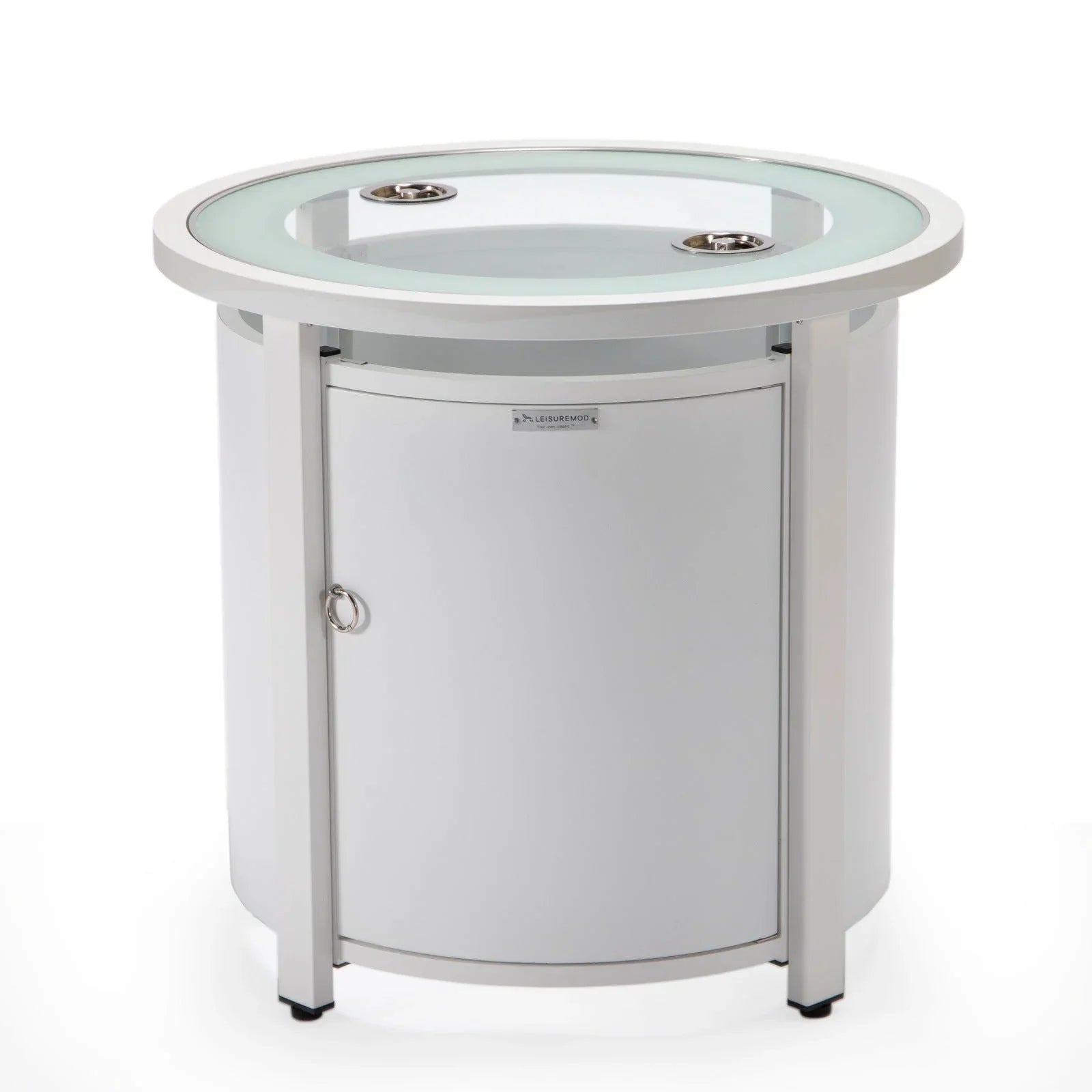 Walbrooke Outdoor Patio Round Fire Pit and Tank Holder - Elax Furniture