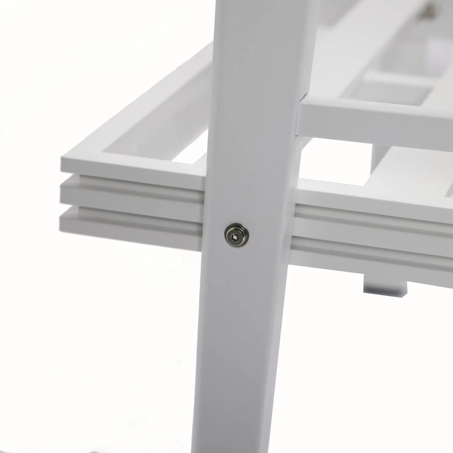 Walbrooke Modern Outdoor Patio Loveseat with White Aluminum Frame and Removable Cushions - Elax Furniture