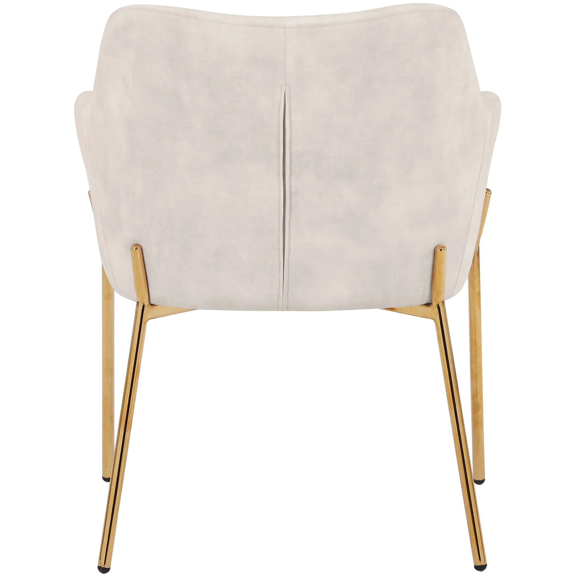 Zaire Upholsters Dining Chair in Velvet/Leather/Boucle with Gold Chrome Iron Set of 4 - Elax Furniture