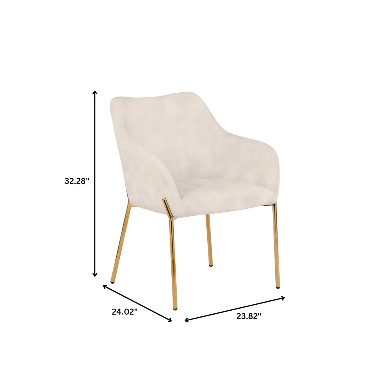 Zaire Upholsters Dining Chair in Velvet/Leather/Boucle with Gold Chrome Iron - Elax Furniture