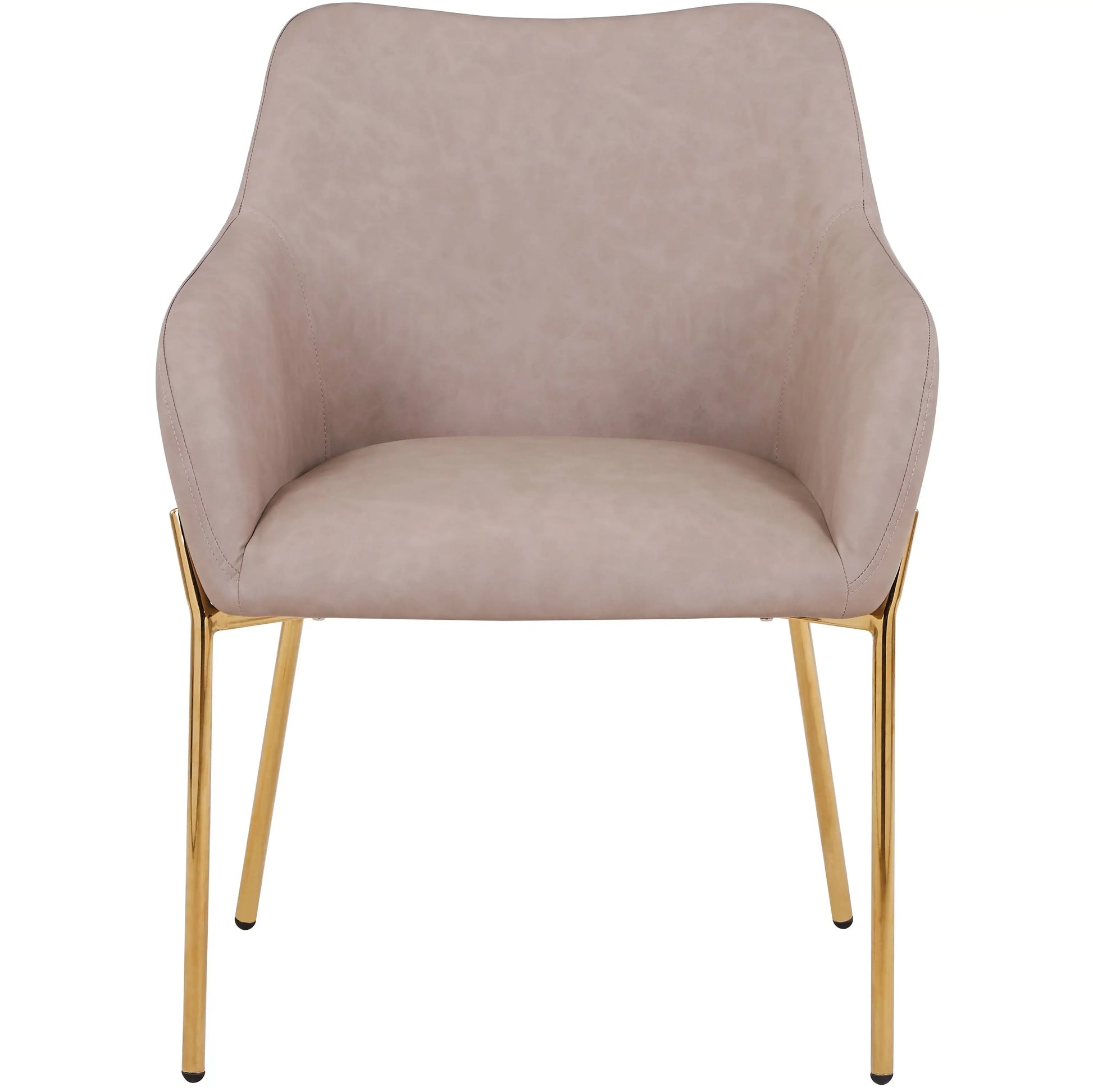 Zaire Upholsters Dining Chair in Velvet/Leather/Boucle with Gold Chrome Iron Set of 4 - Elax Furniture
