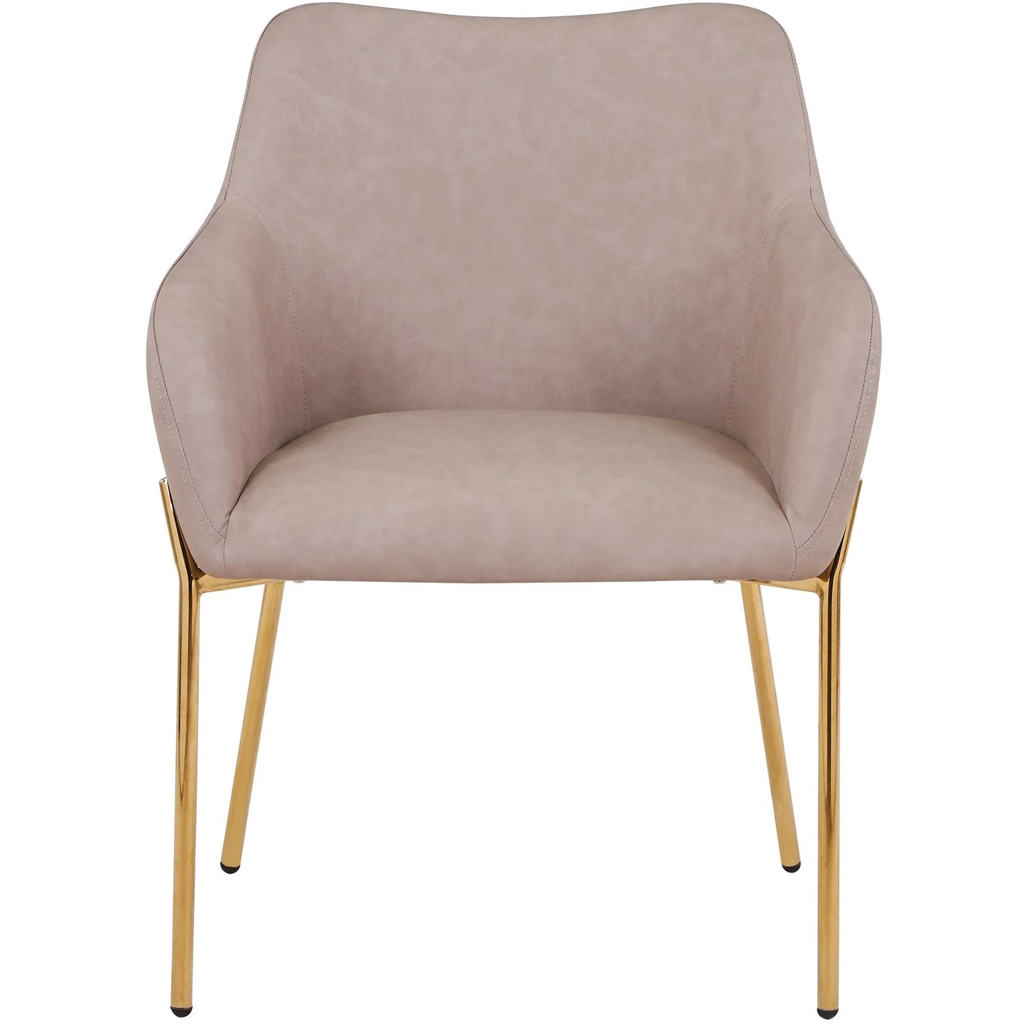 Zaire Upholsters Dining Chair in Velvet/Leather/Boucle with Gold Chrome Iron - Elax Furniture
