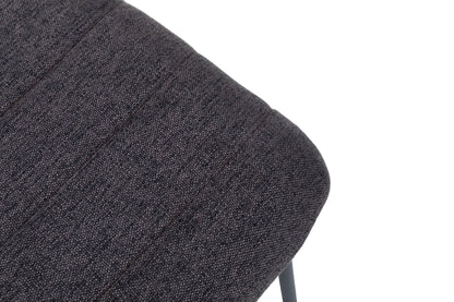 Zylar Leather/Polyester Office Guest Chair with Powder-Coated Stainless Steel Base - Elax Furniture