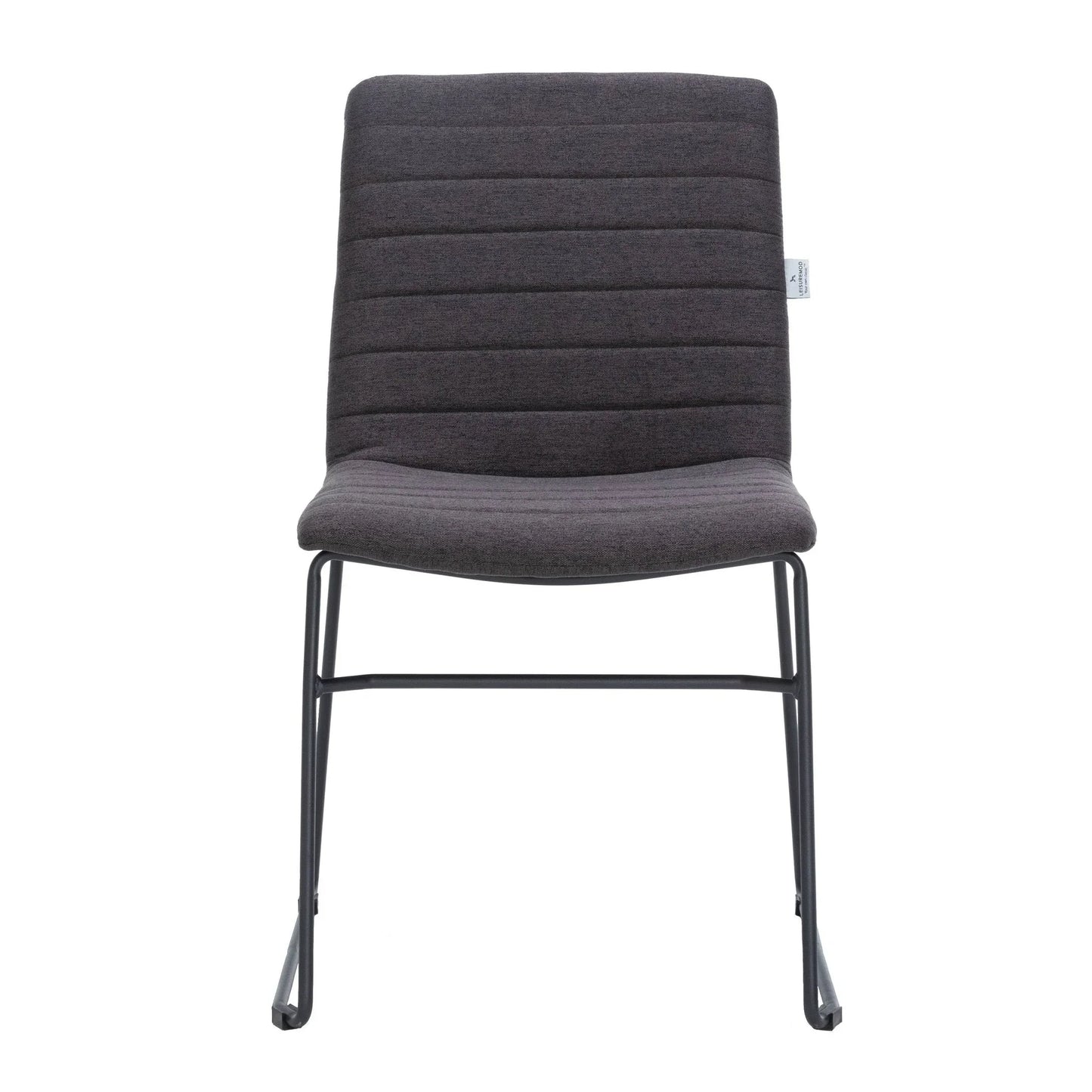 Zylar Leather/Polyester Office Guest Chair with Powder-Coated Stainless Steel Base - Elax Furniture