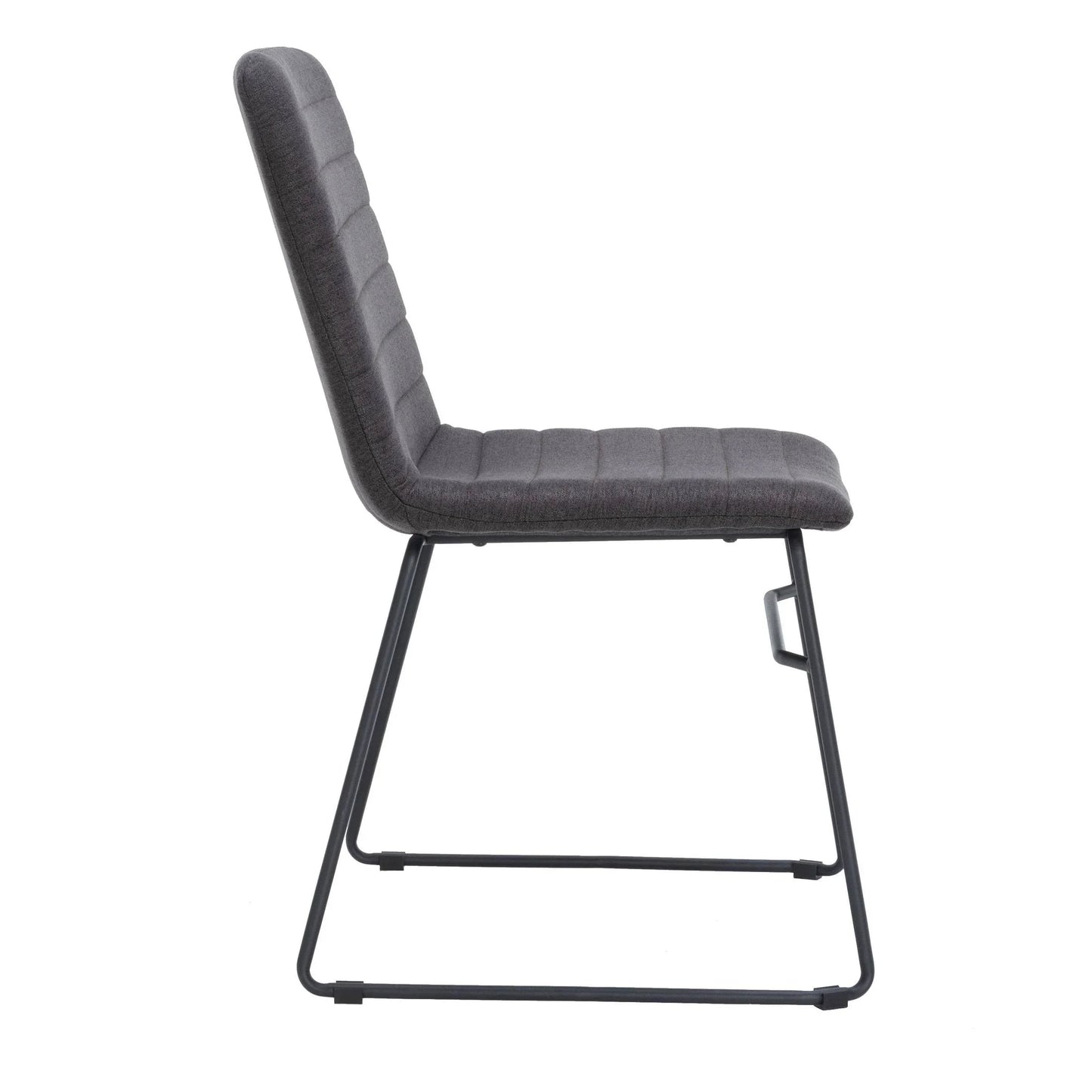 Zylar Leather/Polyester Office Guest Chair with Powder-Coated Stainless Steel Base - Elax Furniture