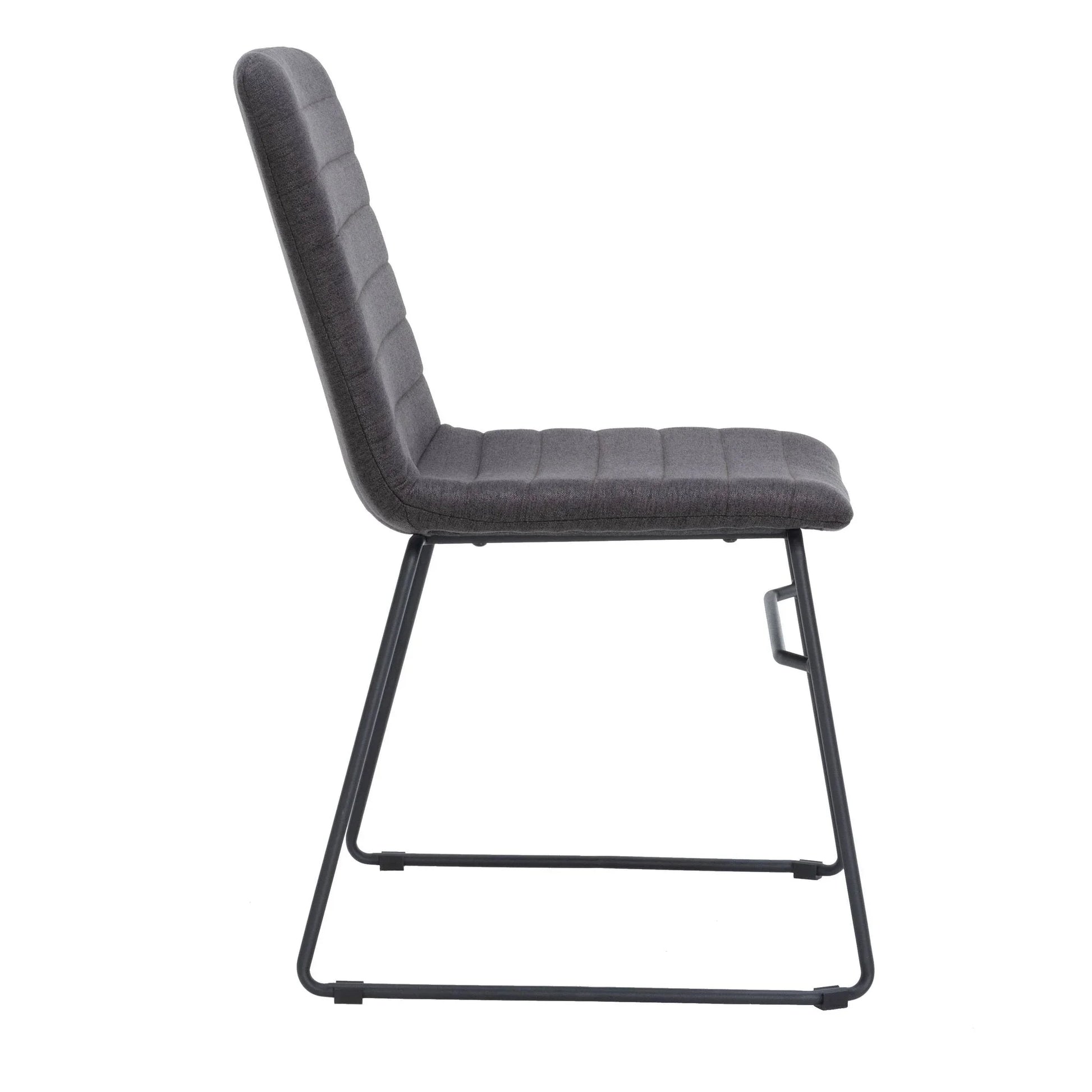 Zylar Leather/Polyester Office Guest Chair with Powder-Coated Stainless Steel Base - Elax Furniture