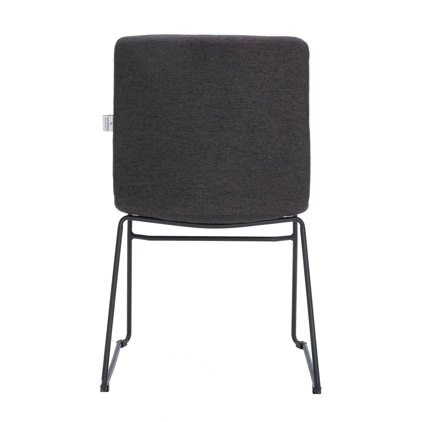 Zylar Leather/Polyester Office Guest Chair with Powder-Coated Stainless Steel Base - Elax Furniture