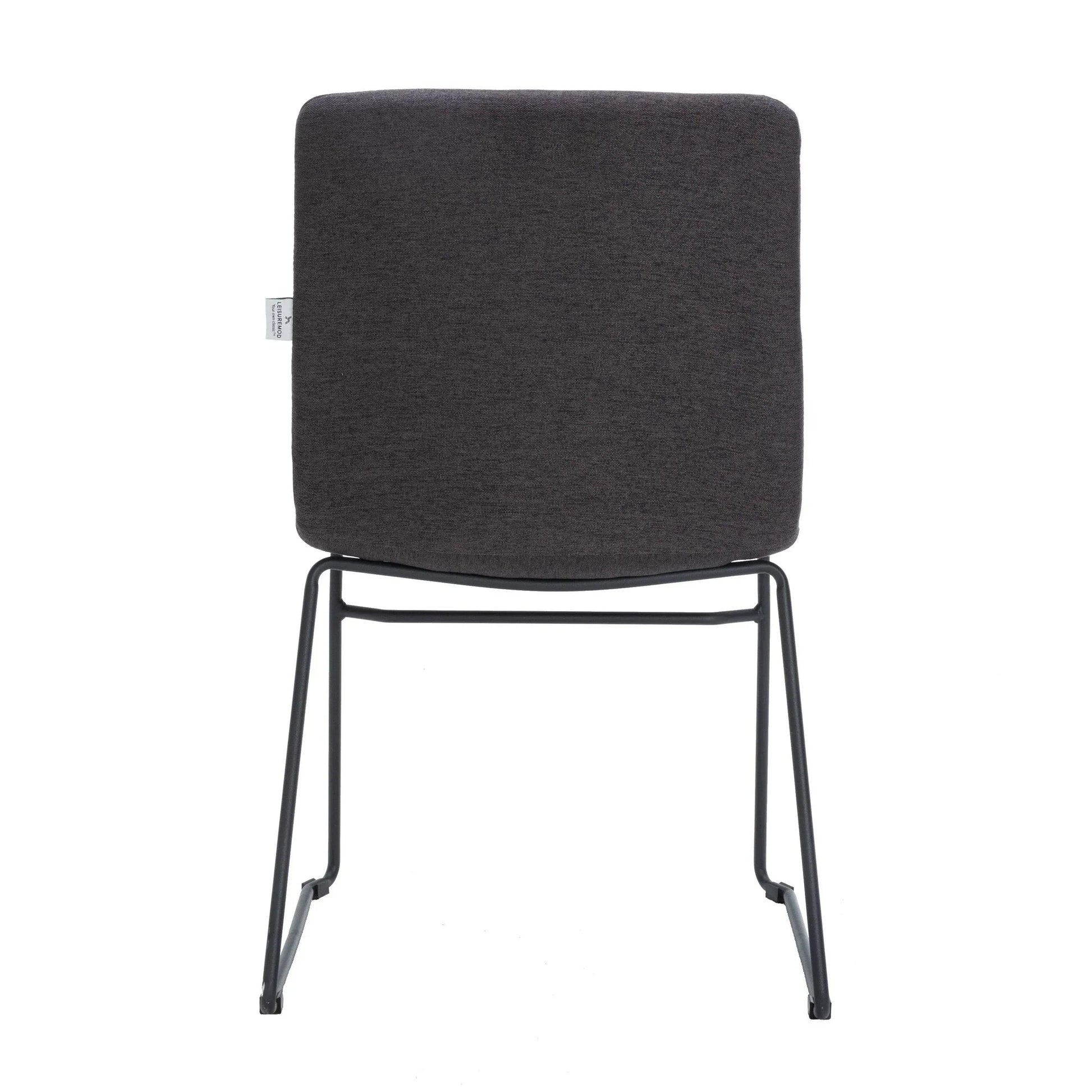 Zylar Leather/Polyester Office Guest Chair with Powder-Coated Stainless Steel Base - Elax Furniture