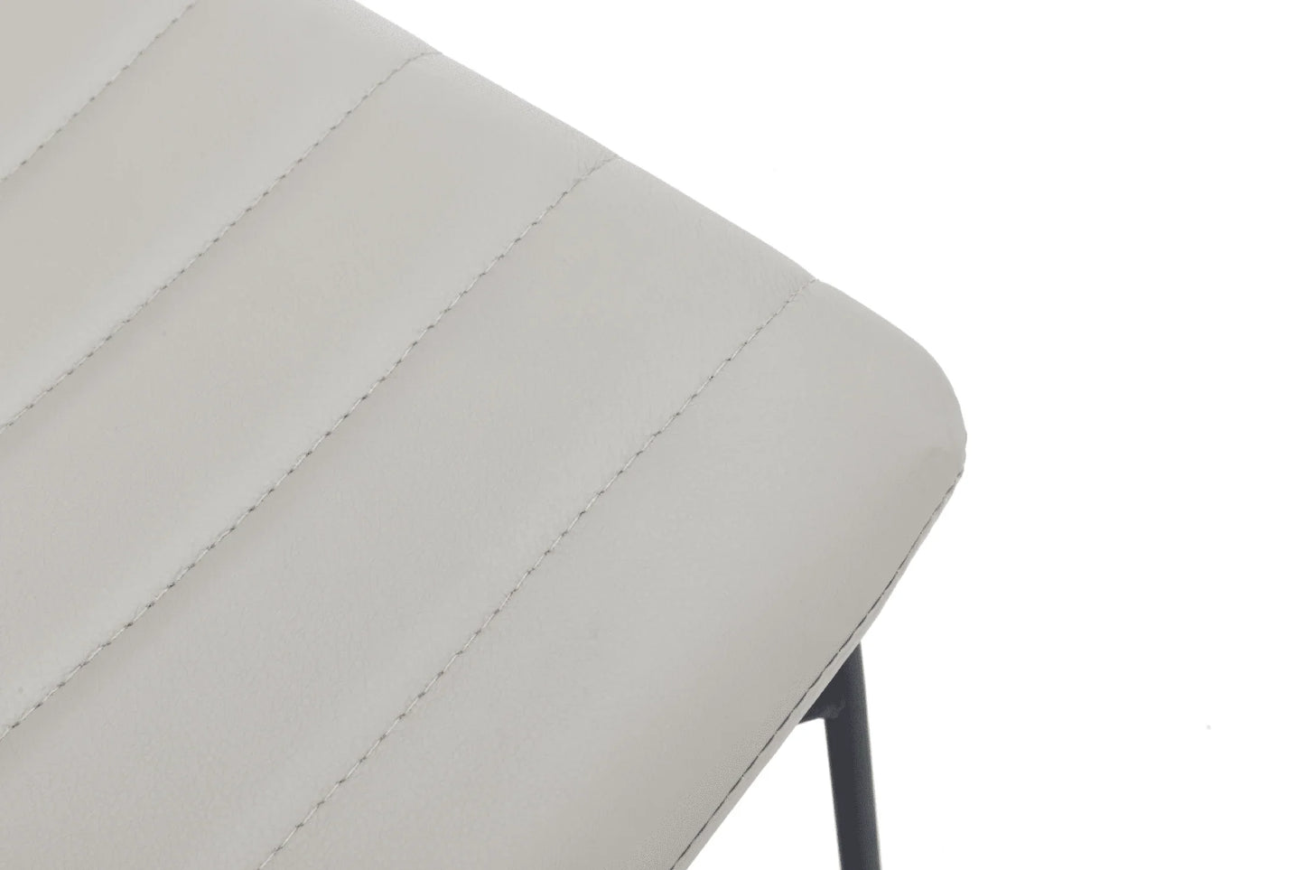 Zylar Leather/Polyester Office Guest Chair with Powder-Coated Stainless Steel Base - Elax Furniture