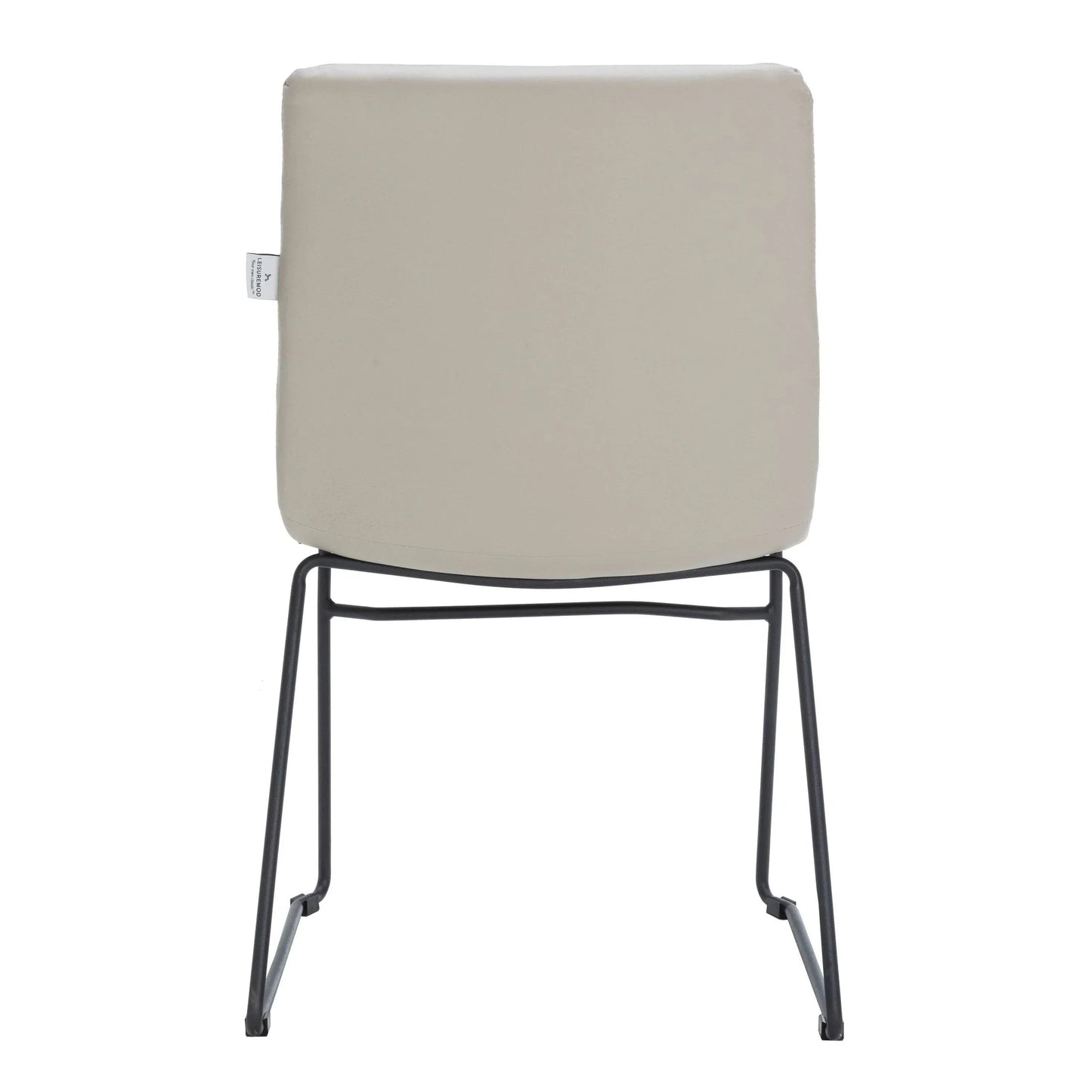 Zylar Leather/Polyester Office Guest Chair with Powder-Coated Stainless Steel Base - Elax Furniture