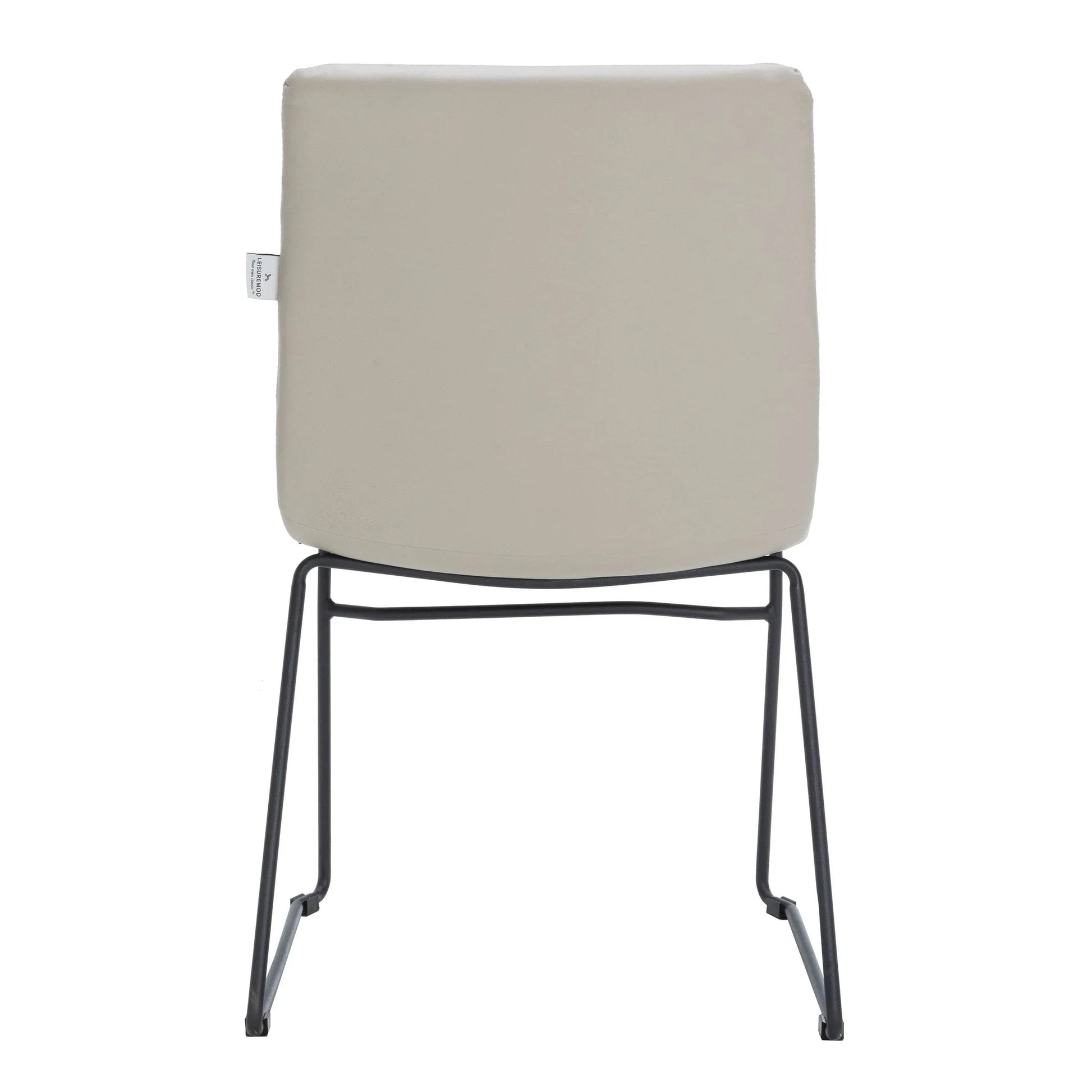 Zylar Leather/Polyester Office Guest Chair with Powder-Coated Stainless Steel Base - Elax Furniture